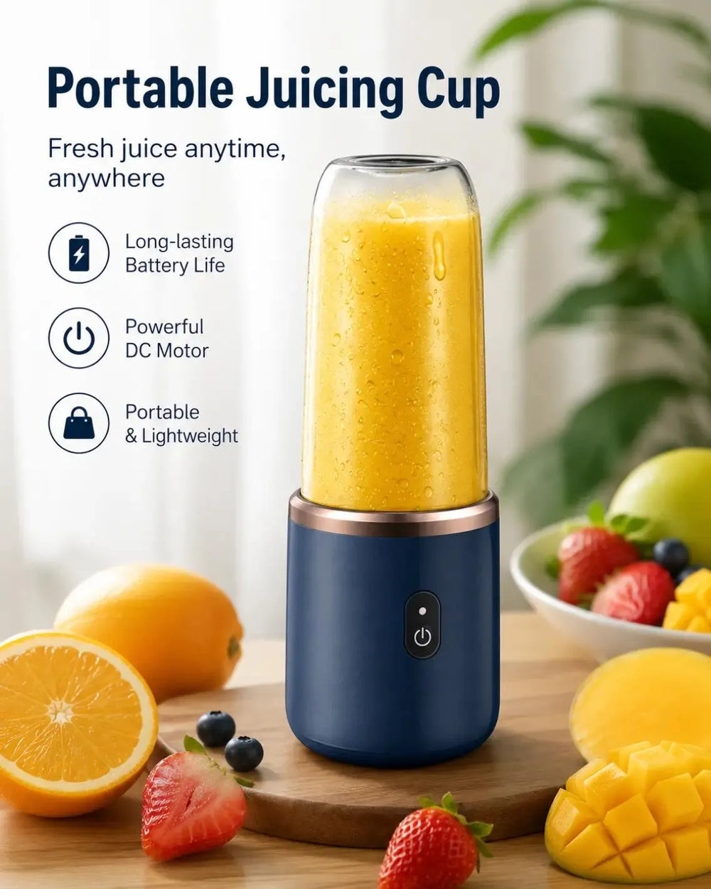Portable Blender With Cup Glass